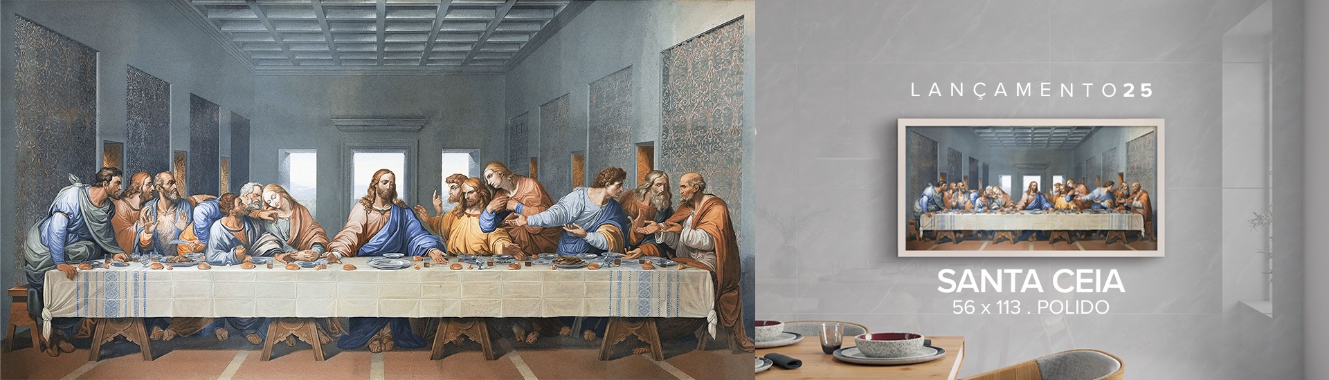 banner home  SANTA CEIA POLIDO GRAN 
